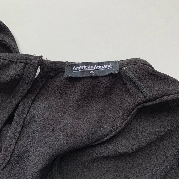 AMERICAN APPAREL - Dakota Dress in Black, Size XS - Picture 6 of 8